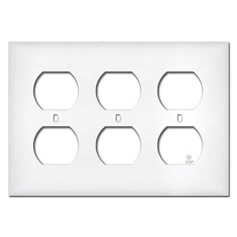 jumbo 3 gang outlet cover